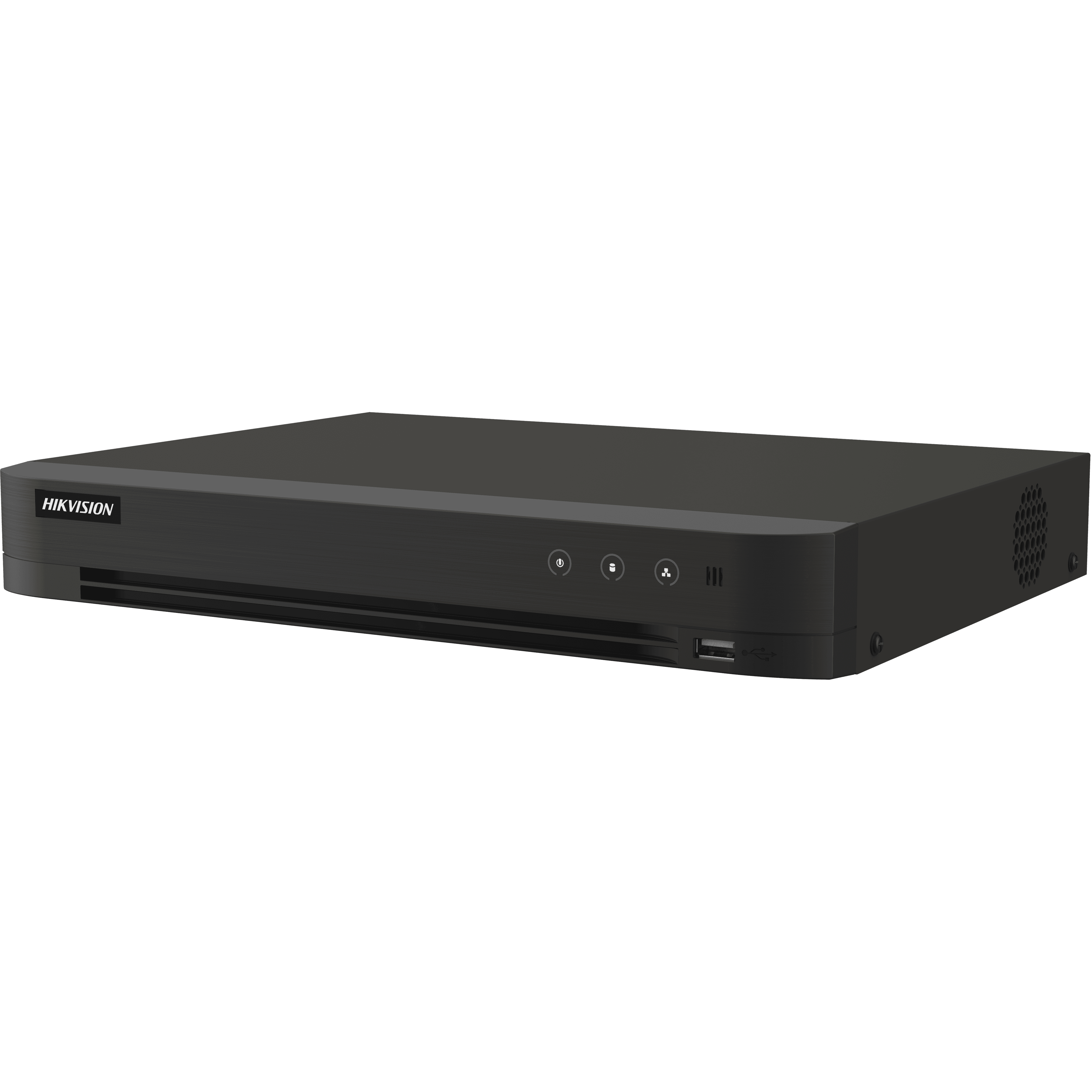 Hikvision iDS-7216HQHI-M1/XT 16 Channel 1080p 1U H.265 AcuSense DVR, Supports 3K/5MP Analogue Camera, Support  Two-Way Audio Technology