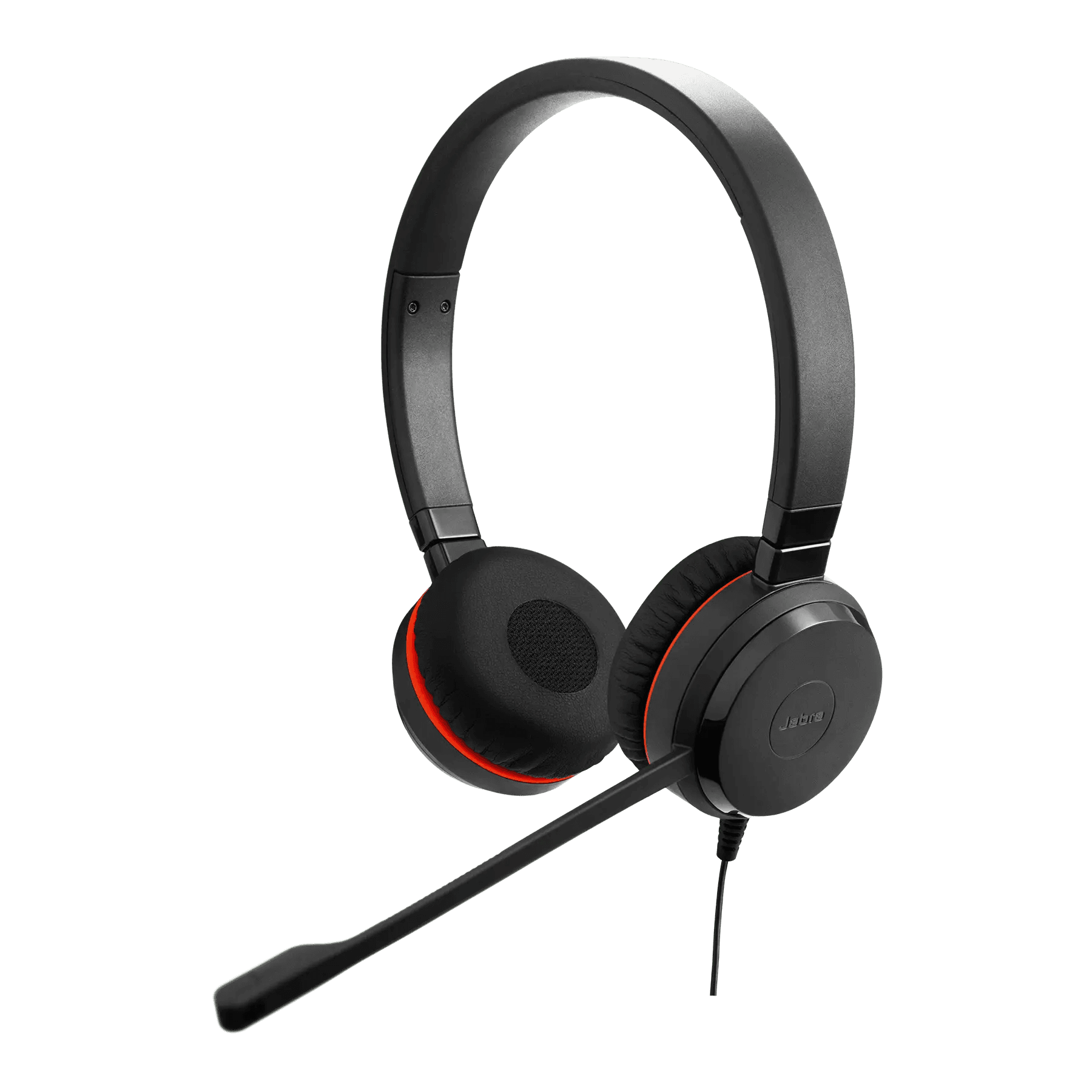 Jabra Evolve 20SE MS Stereo Wired Headset, Noise Isolating, Noise Cancelling Microphone, In-Cord Volume Control, Uni-directional Mic Mode, USB-C / A Connectivity, Black | 4999-823-369