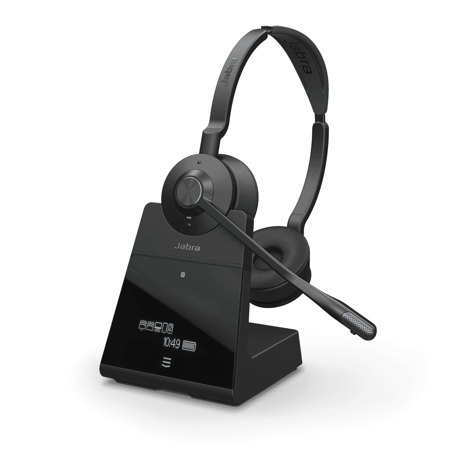 Jabra Jabra Engage 75 Stereo Wireless DECT Headset, Skype For Business Certified Wireless Headphones with Advanced Noise Cancellation for Deskphones and Softphones  | 9559-583-117 - product view 1 of 3