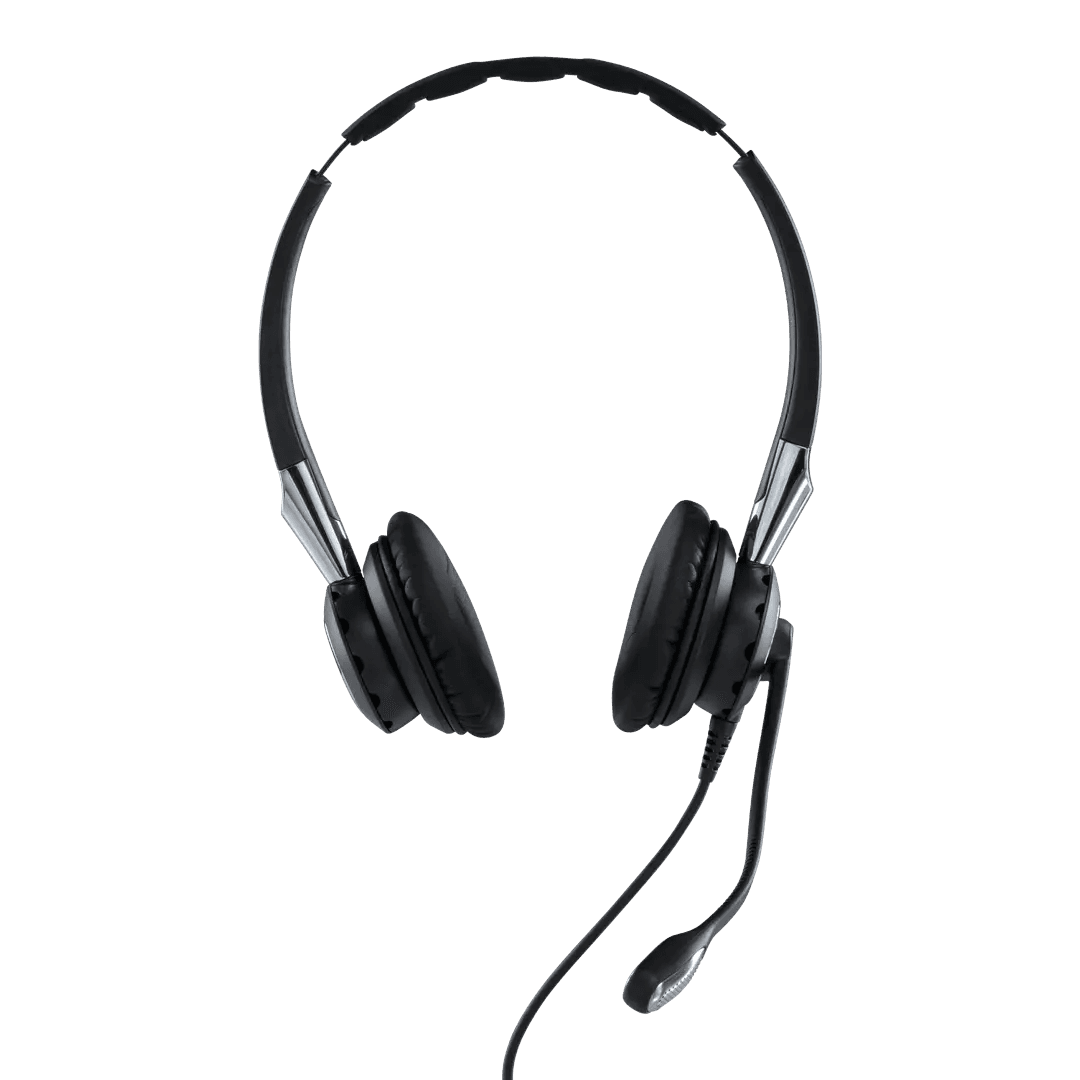 Jabra Jabra Biz 2400 II QD Duo Noise Cancelling Headset, DSP Technology, Duo Headband, 360 Degree Rotating Boom Microphone, Black | 2409-820-204 - product view 2 of 2