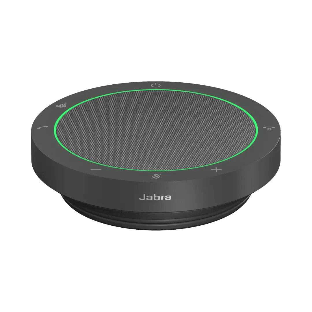 Jabra Jabra Speak2 40 Portable Speakerphone - 4 Noise-Cancelling Mics, 50mm Full Range Speakers with Wideband Audio for Clear Sound, USB-A/USB-C Connections - Certified Microsoft Teams Speaker, Dark Grey | 2740-109 - product view 2 of 2