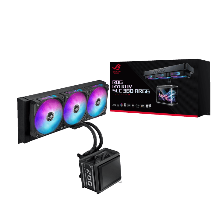 Asus ASUS ROG Maximus Z890 Hero Intel Ultra LGA 1851 Motherboard, ROG Ryuo IV SLC 360 ARGB Liquid Cooler, 6.67 Inch AMOLED Screen, PC Upgrade Bundle - product view 3 of 3