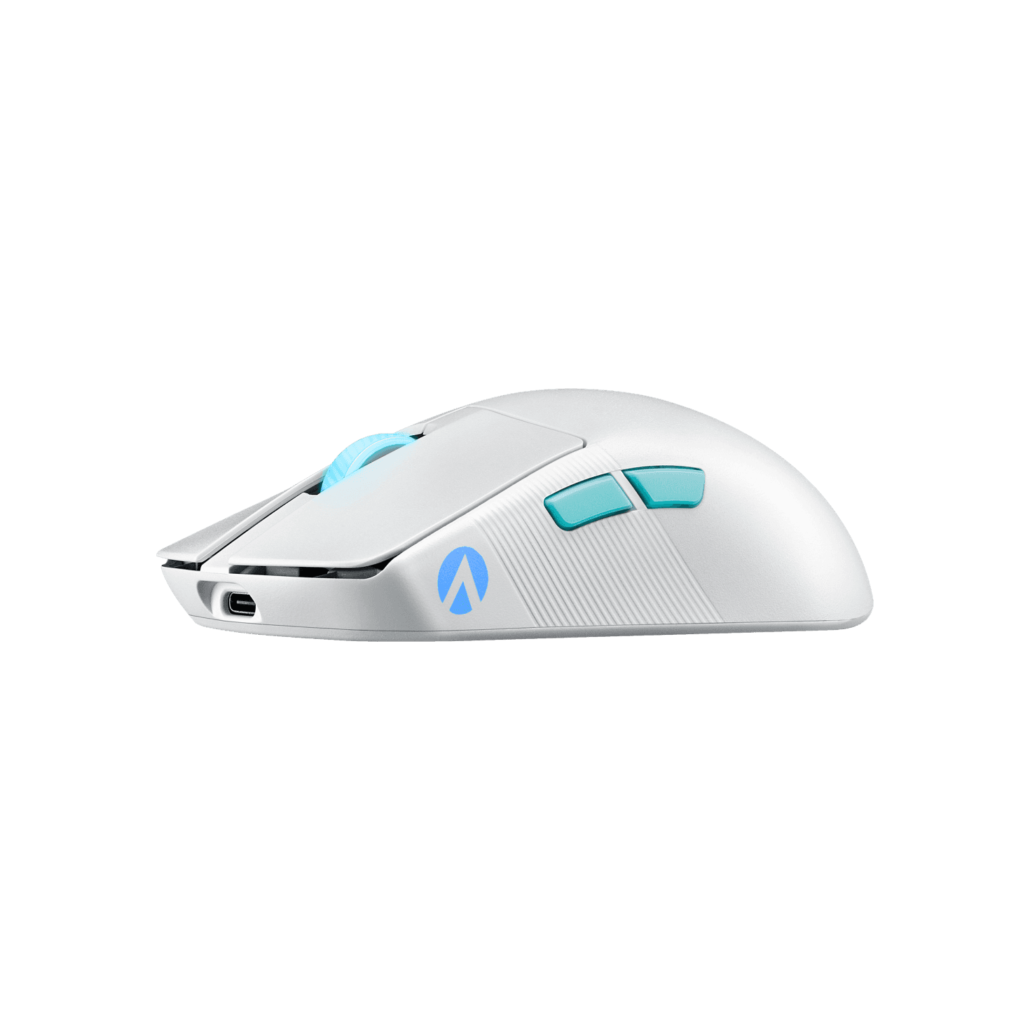 Asus ASUS ROG Harpe Ace Aim Lab Edition P713 Wireless Gaming Mouse, 2.4GHz SpeedNova Wireless & Bluetooth, Ultra-Lightweight Esports Design, High-Precision Optical Sensor, White – 90MP02W0-BMUA10 - product view 3 of 5