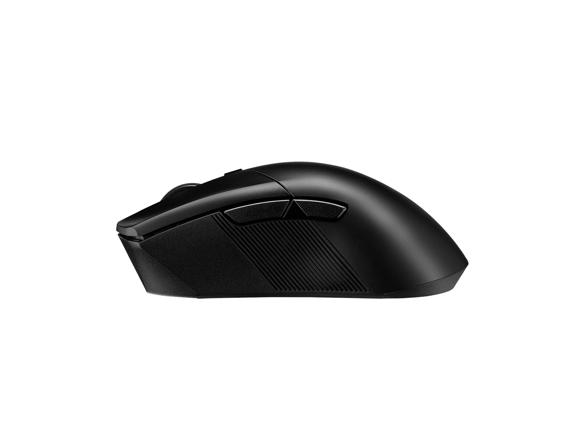 Asus ASUS ROG Gladius III Wireless AimPoint P711 Gaming Mouse, Tri-Mode Connectivity (2.4GHz, Bluetooth & USB), High-Precision AimPoint Optical Sensor, ROG Push-Fit Switch Sockets, RGB Lighting, Black – 90MP02Y0-BMUA01 - product view 3 of 4