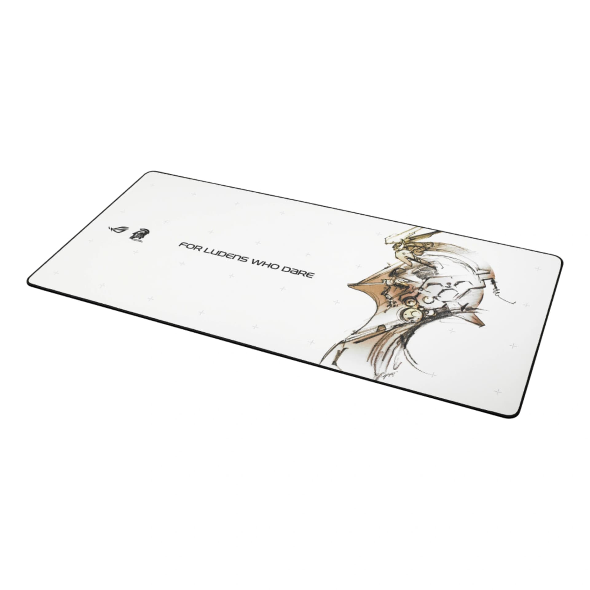 Asus ASUS ROG Scabbard II XXL KJP Edition Gaming Mouse Pad, Water-Repellent Extended Surface, White | 90MP04N0-BPUA00 - product view 3 of 4