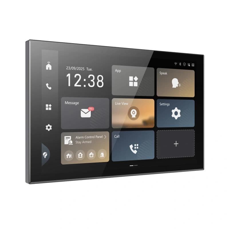 HIKVISION Hikvision DS-KH9570-WTE1-S Black 10-inch WiFi 6 Android Indoor Station | DS-KH9570-WTE1/S - product view 3 of 3