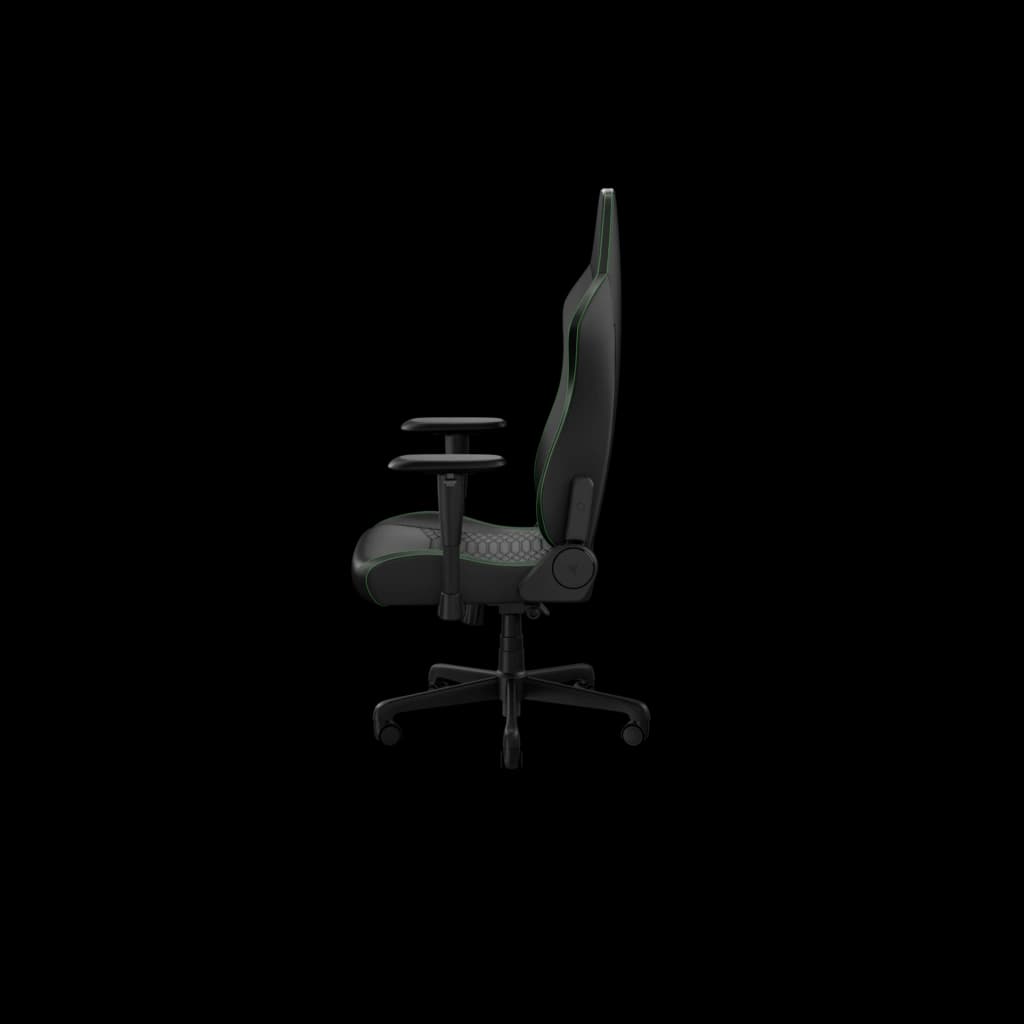 RAZER Razer Iskur V2 X NewGen Gaming Chair - Black/Green, Built-In Lumbar Support, 2D Armrests, 152° Recline | RZ38-05310700-R3G1 - product view 3 of 7