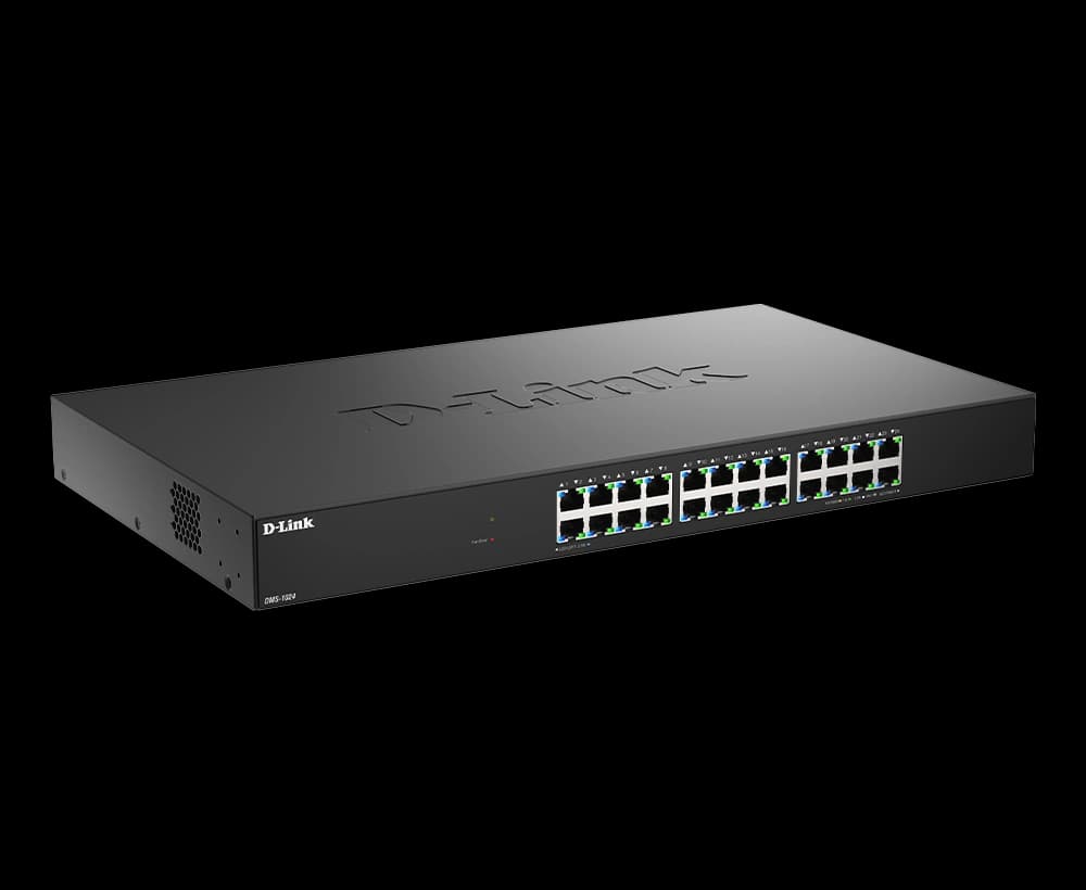 D-link D-Link DMS-1024 24-Port Multi-Gigabit Unmanaged Switch, 2.5Gbps, Fanless Silent Design | DMS-1024 - product view 2 of 3