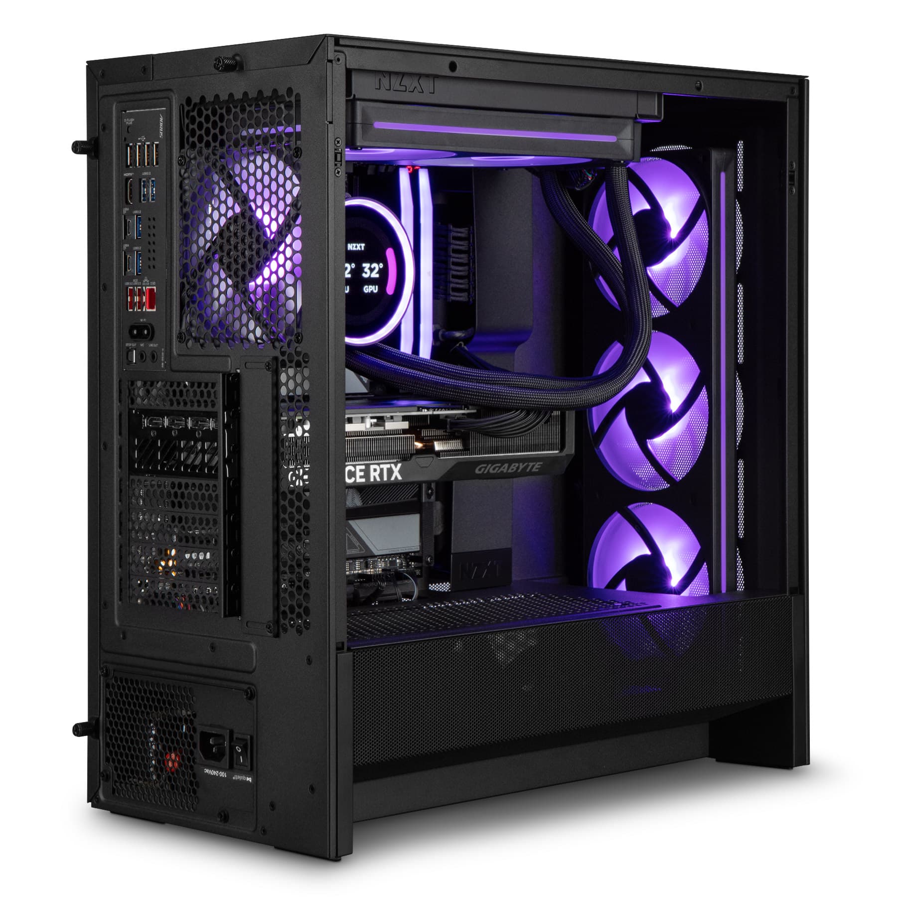 Gaming PC: AMD Ryzen 7 9800X3D, MSI 5070 Shadow, 32GB DDR5, 1TB NVMe - product view 2 of 4