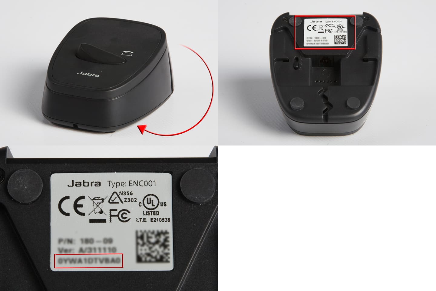 Jabra JABRA LINK 180 Manual switch for desk phones and softphones |180-09 - product view 2 of 3