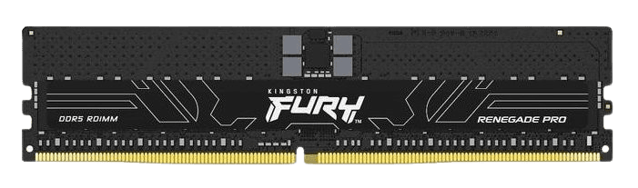 Kingston FURY Renegade Pro 32GB DDR5 ECC Desktop Memory, 6000MT/s Memory Speed, CL32 CAS Latency, ECC Registered, XMP 3.0 / EXPO, 288-Pin, 1.35 Volts, Black | KF560R32RBE-32 – Buy Online