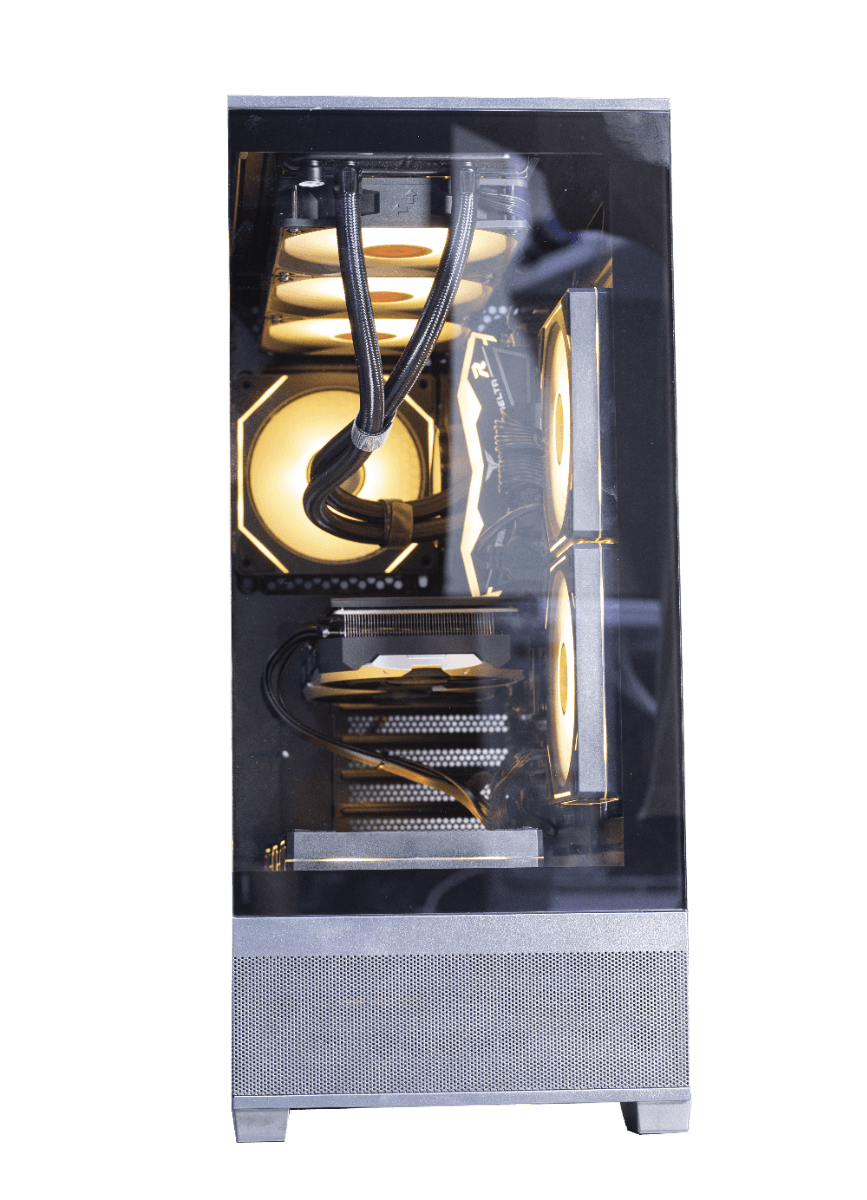 Nanotech AMD 9600X Series Gaming PC, AMD Ryzen 5 9600X, AM5 Socket, 6 Cores, 12 Threads, NVIDIA RTX 4080 Super 16GB, 32GB (2x16GB) 6000MHz, 1TB PCIe 3.0 NVMe  SSD, Air Cooler, 850W - product view 3 of 4