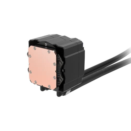 Thermaltake Thermaltake LA240 ARGB Sync AIO Liquid Cooler, 2x 120mm ARGB fans, RGB Water Block, 79.3 CFM (one fan) Air Flow, 3.45 mm-H2O (one fan) Static Pressure, Black | CL-W457-PL12SW-A - product view 3 of 4