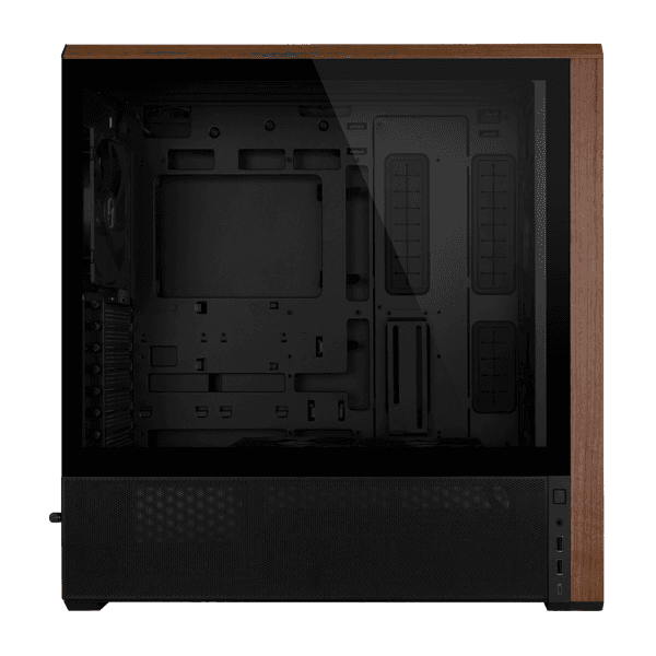 LIAN LI Lian Li LANCOOL 217 Mid-tower Workstation Case, Adaptive Front Fan Mounting, 5 Pre-installed Fans, Back-Connect Motherboards Compatible, Up to E-ATX/EEB Motherboard, Two PSU Mounting Directions, Two Power Buttons, PPLP Certification, Black | LAN217X - product view 3 of 6
