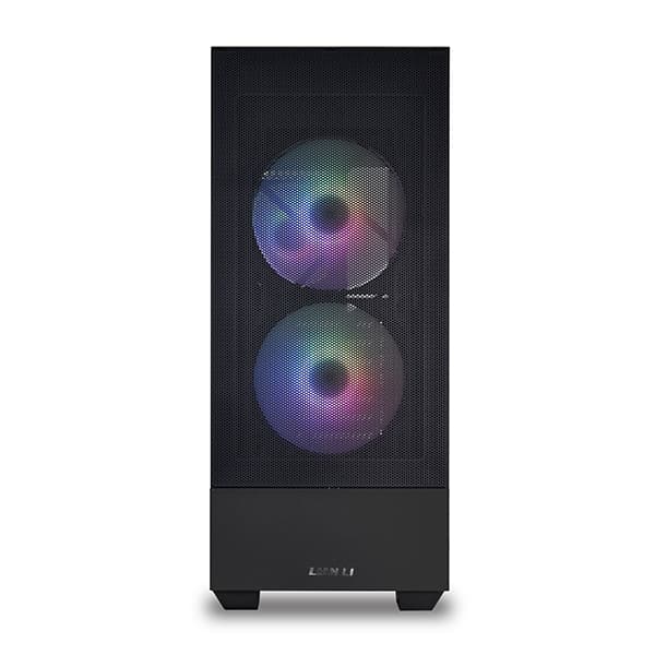 LIAN LI Lian Li Lancool 205 Mesh C X Airflow ATX PC Case, Tower Chassis, Tempered Glass Side Panel, SPCC Mesh Panel, 165mm PSU, 120mm PWM Fan, USB 3.0, 160mm Height Clearence, Black | Lancool 205 Mesh C - product view 2 of 4