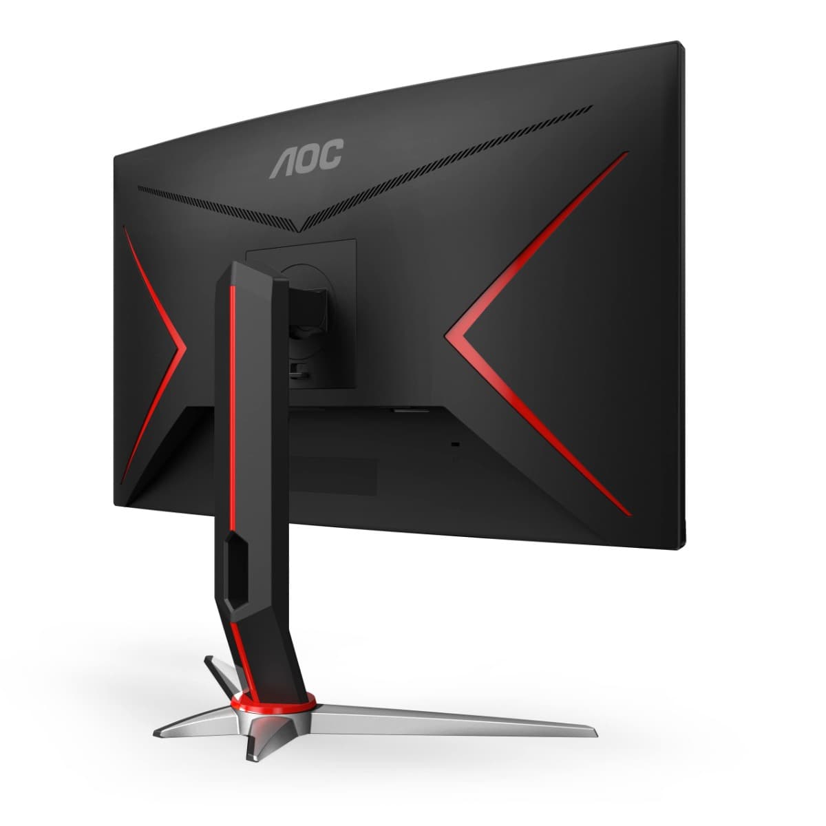 AOC AOC 27G2 27" Frameless Gaming IPS Monitor, FHD 1080P, 1ms 144Hz, NVIDIA G-SYNC Compatible + Adaptive-Sync, Height Adjustable, 3-Year Zero Dead Pixel Guarantee, Black/Red - product view 2 of 7