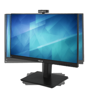 Asus ASUS BE279QSK Video Conferencing Monitor - 27 inch, Full HD, IPS, Frameless, Full HD Webcam, Mic Array, Stereo Speakers, Height Adjustable, Ergonomic Design, HDMI, Eye Care, Low Blue Light, Flicker Free, Wall Mountable - product view 3 of 8