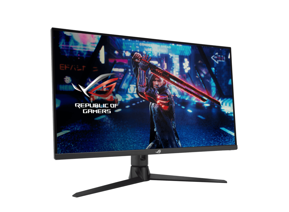 Asus ROG Strix XG32UQ, 32 inch, 4K UHD IPS professional gaming monitor, 160Hz (OC), HDMI 2.1, 4K 120 Hz visuals, subsampling, Display Stream Compression (DSC), NVIDIA G-SYNC, DisplayHDR 600 | 90LM08B0-B01170 - product view 2 of 7