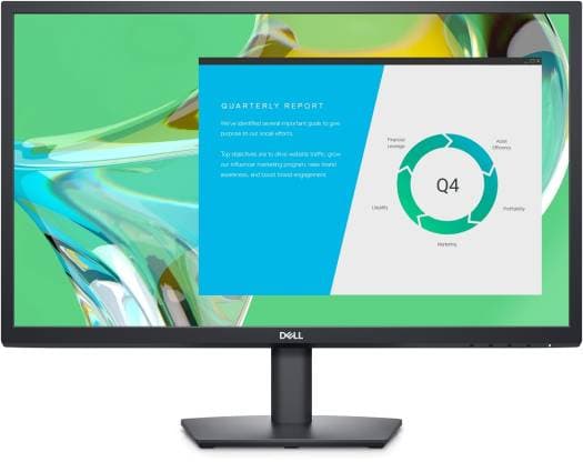 Dell Dell E2422HN 24" Full HD IPS Monitor, 1920x 1080 Resolution, 60 Hz Refresh Rate, 8ms Response Time - Normal, 16:9 Aspect Ratio, Anti Glare, LED Backlit, VGA, HDMI, Black | E2422HN - product view 3 of 4