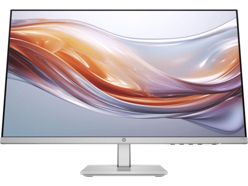 HP Series 5 524 SH 23.8 inch FHD Height Adjust Monitor, 23.8" FHD IPS Display, 100Hz Refresh Rate, 5ms (GtG W/ Overdrive) Response Time, Black/Silver | 94C19AA