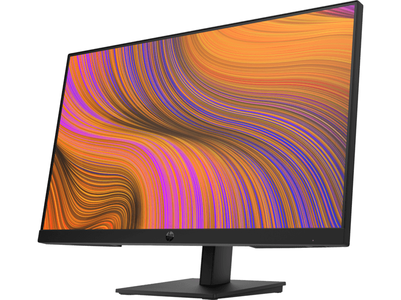 Hp HP P24h G5 24" Monitor, FHD (1920 x 1080) 60 Hz IPS Display, 5ms GtG Response Time, 8 bit Colors, 2W Dual Speakers, Low Blue Light Mode, 100mm x 100mm VESA, DisplayPort/HDMI/VGA, Black | 64W34AA - product view 2 of 9