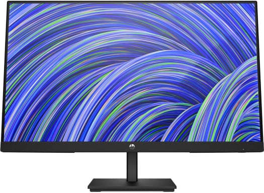 Hp HP V24i G5 23.8" FHD Edge-Lit IPS Monitor, 75 Hz Refresh Rate, 5ms GtG Response Time, On-screen Controls, AMD FreeSync, Low blue Light Mode, Joypad OSD Button, HDMI / DP / VGA, Black | 65P58AS - product view 2 of 6