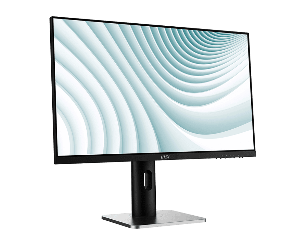 MSI MSI PRO MP273QP Business Productivity Monitor, 2560 x 1440 (WQHD), IPS, 75Hz, 1ms (MPRT) / 4ms (GTG), 2x HDMI (1.4b), 1x DP (1.2a), AMD FreeSync, Anti-glare, PC, Mac, PS5, PS4, Xbox, Mobile, Notebook, 2x Speaker, Ergonomic - product view 3 of 8