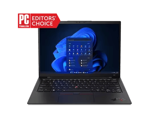 Lenovo Lenovo ThinkPad X1 Carbon Gen 11 Laptop, 13th Gen Intel Core i7-1355U, 14inch WUXGA, 1TB SSD, 16GB RAM, Shared Intel Iris Xe Graphics, Windows 11 Pro, English & Arabic Keyboard, Black | 21HM0024GR - product view 2 of 12