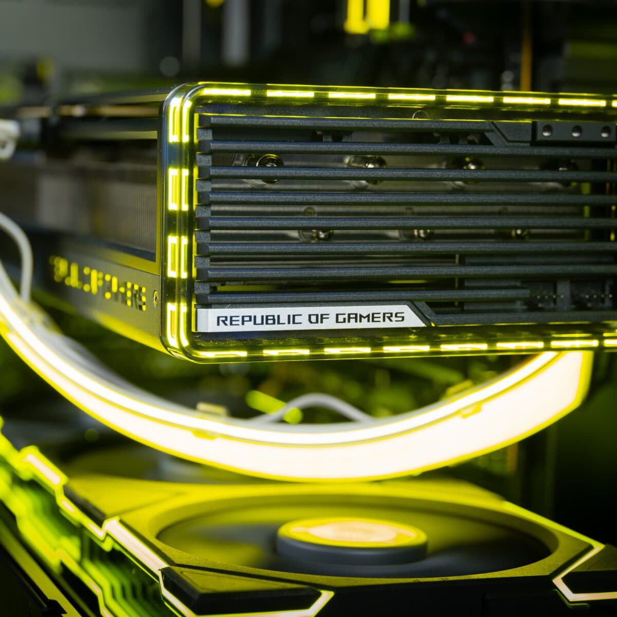 Nanotech Lamborghini Edition Gaming PC, I9-14900K 14TH Gen, 4080 SUPER 16 GB, 64GB (2x32GB) 6400MHz, 2 TB NVMe, AIO 360mm Cooler, 1250W  - product view 1 of 5