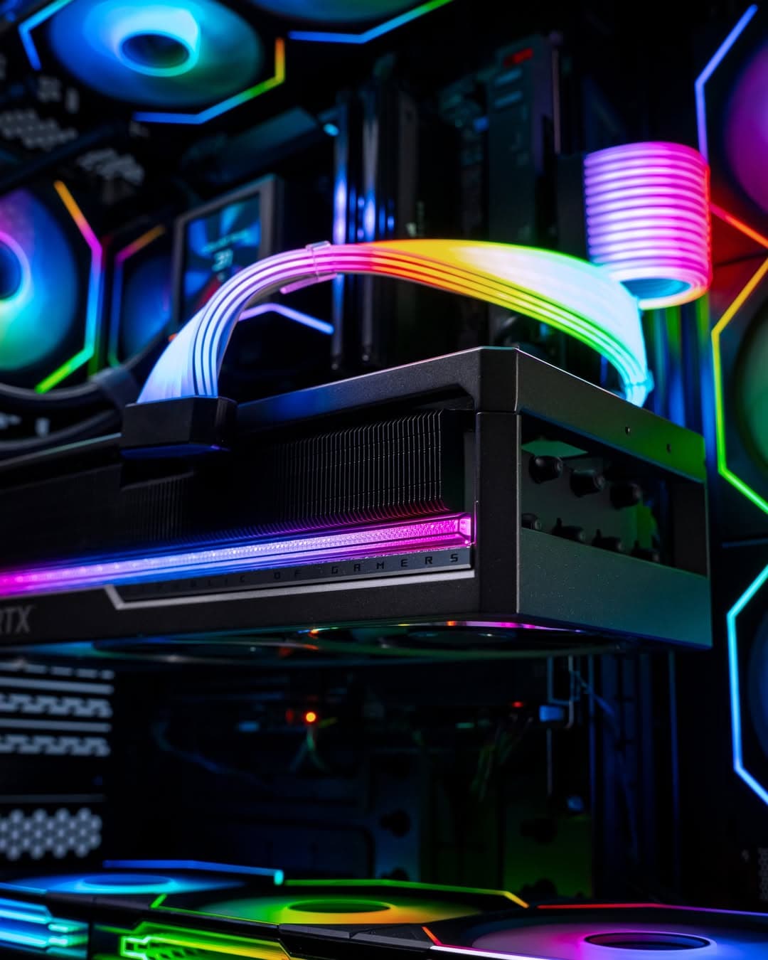 Nanotech Elite Gaming & Workstation PC | Intel Ultra 9 285K | ROG ASTRAL RTX 5080 16GB | 64GB DDR5 | 2TB Gen5 Pro - product view 2 of 3