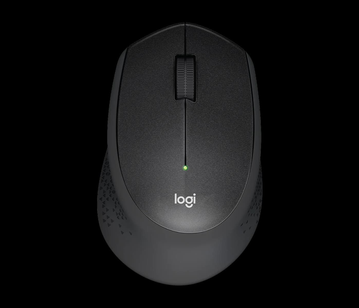 Logitech M330 Silent Plus Wireless Mouse, 2.4Ghz With Usb Nano Receiver, 1000 Dpi Optical Tracking, 2-Year Battery Life, Compatible With Pc, Mac, Laptop, Chromebook - Black - product view 1 of 3