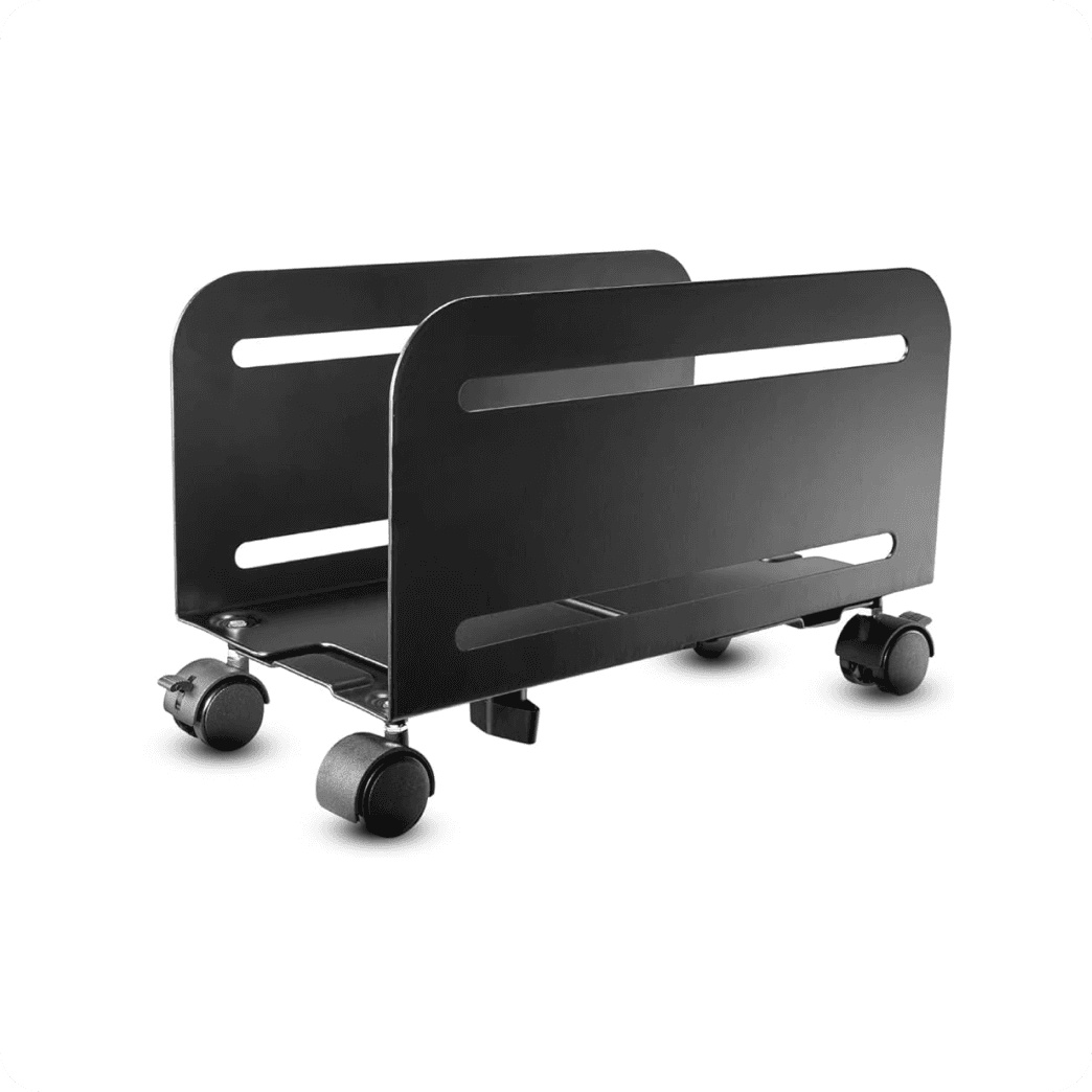 NAVO NAVO MOBILE CPU STAND, Durable & Adjustable Mobile CPU Stand, Caster wheels, Extendable Width from 4.7???-8.2??? inches - product view 3 of 3