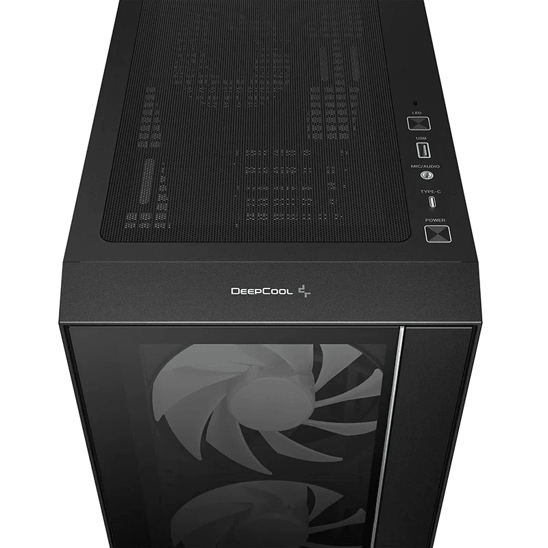 Nanotech Deepcool Powered Gaming PC, Intel Core i5-12400F 12th Gen,  Dual GeForce GTX 1650 4GB OC, 1TB M.2 2280 NVMe, 650w 80+ Standard Digital Dual-Fan Single-Tower CPU Cooler - product view 2 of 2