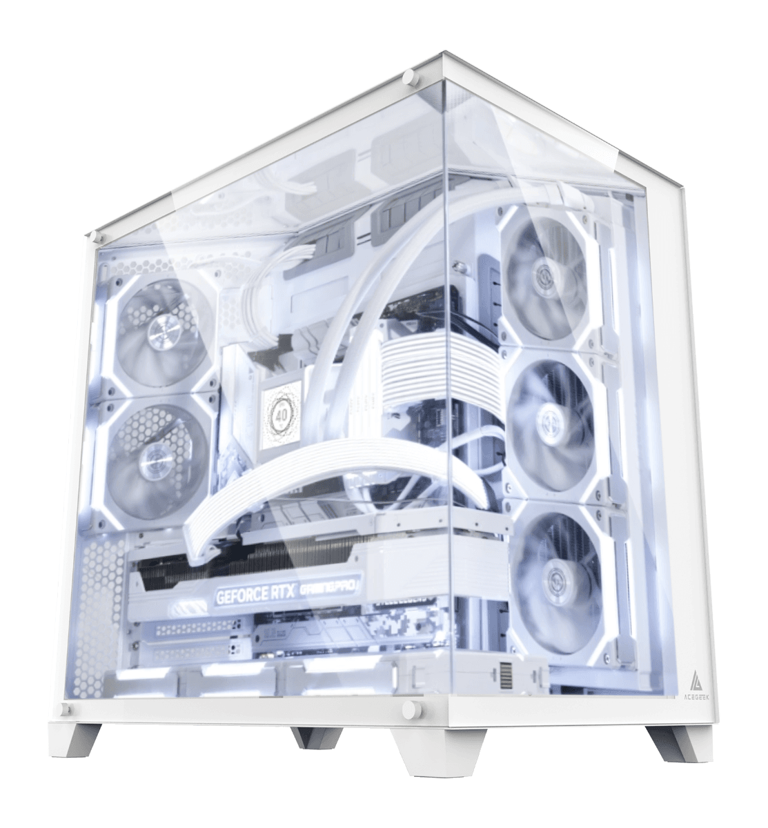 Nanotech Merry Gaming PC (Core I5-12400F, 16 GB RAM, RTX 3060 8GB GPU) - product view 1 of 1