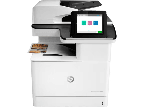 Hp HP Color LaserJet Enterprise MFP M776dn: A3 Functions: Print, Copy & Scan, Hi-Speed USB 2.0, Gigabit Ethernet Network, Up to 1200 x 1200 dpi, Up to 46ppm Black and Colour, Laser Printer | T3U55A - product view 2 of 7