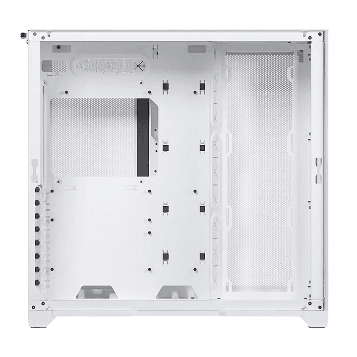 PHANTEKS Magnium Gear NEO QUBE 2 Infinity Mirror White Mid-Tower Case, Dual HDD cage (removable), Triple SSD bracket, Velcro-tie cable management, Up to 9x 120 mm & 4x 140mm fan locations, 360 Radiator support, Up to 280mm wide E-ATX motherboard | MG-NE620QI_DWT02 - product view 2 of 9