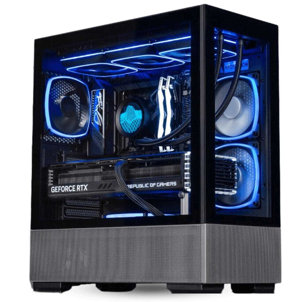 Nanotech 5060TI Gaming PC, Core i5-14600K 14th Gen, RTX 5060 Ti AMP 8GB GDDR7, 32GB (2x16GB) 6000MHz, 1TB NVMe SSD, All-in-One Liquid Cooler, 750W, WiFi - product view 1 of 1