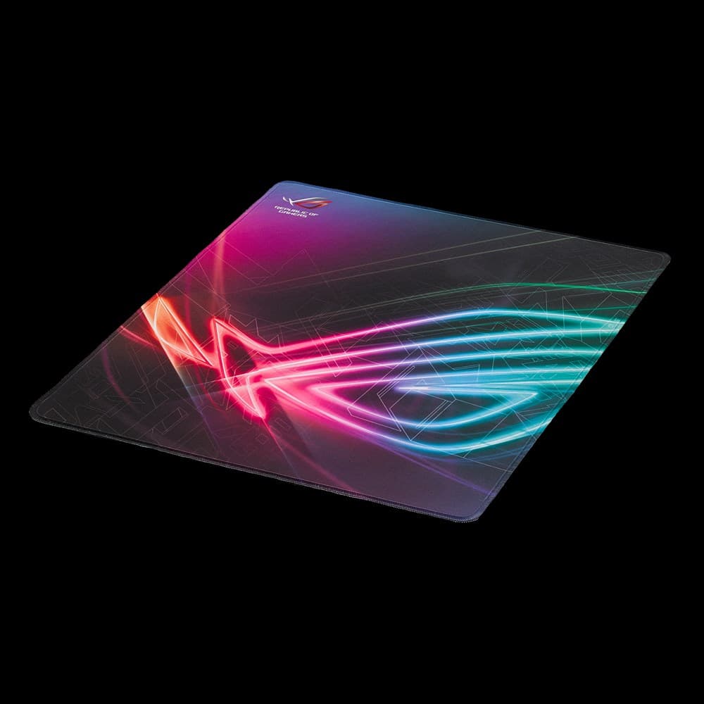 ASUS ROG Strix Edge Gaming-Mousepad, Vertical gaming mouse pad, large fabric surface, full color stitching, protection against fraying, non-slip underside | 90MP00T0-B0UA00