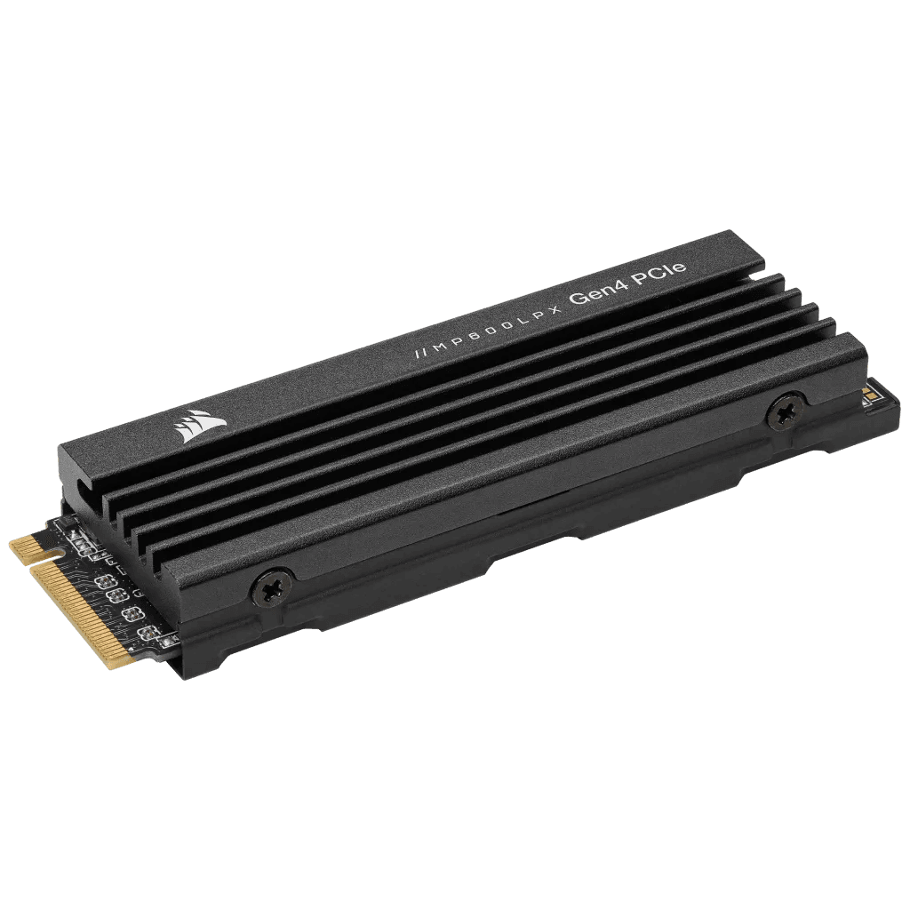 Corsair Corsair MP600 PRO LPX 2TB PCIe Gen4 x4 NVMe M.2 SSD, Sequential Read Up to 7,100MB/s, Sequential Write Up to 6,800MB/s, PS5 Compatible | CSSD-F2000GBMP600PLP - product view 3 of 7