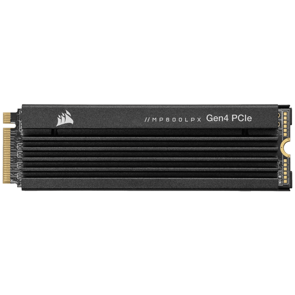 Corsair MP600 PRO LPX 2TB PCIe Gen4 x4 NVMe M.2 SSD, Sequential Read Up to 7,100MB/s, Sequential Write Up to 6,800MB/s, PS5 Compatible | CSSD-F2000GBMP600PLP – Buy Online