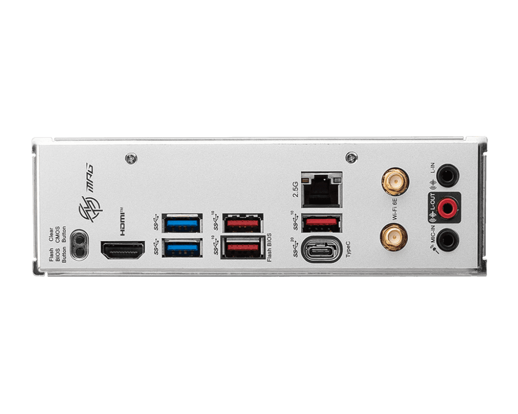 MSI MSI MPG B650I EDGE WIFI Motherboard, Mini-ITX - Supports AMD Ryzen 7000 Series Processors, AM5-8 Phases Direct CPU Power 80A VRM, DDR5 6600+MHz/OC, 1 x PCIe 4.0 x16, 2 x M.2 Gen4, Wi-Fi 6E 911-7D73-006   MINI ATX - product view 2 of 6