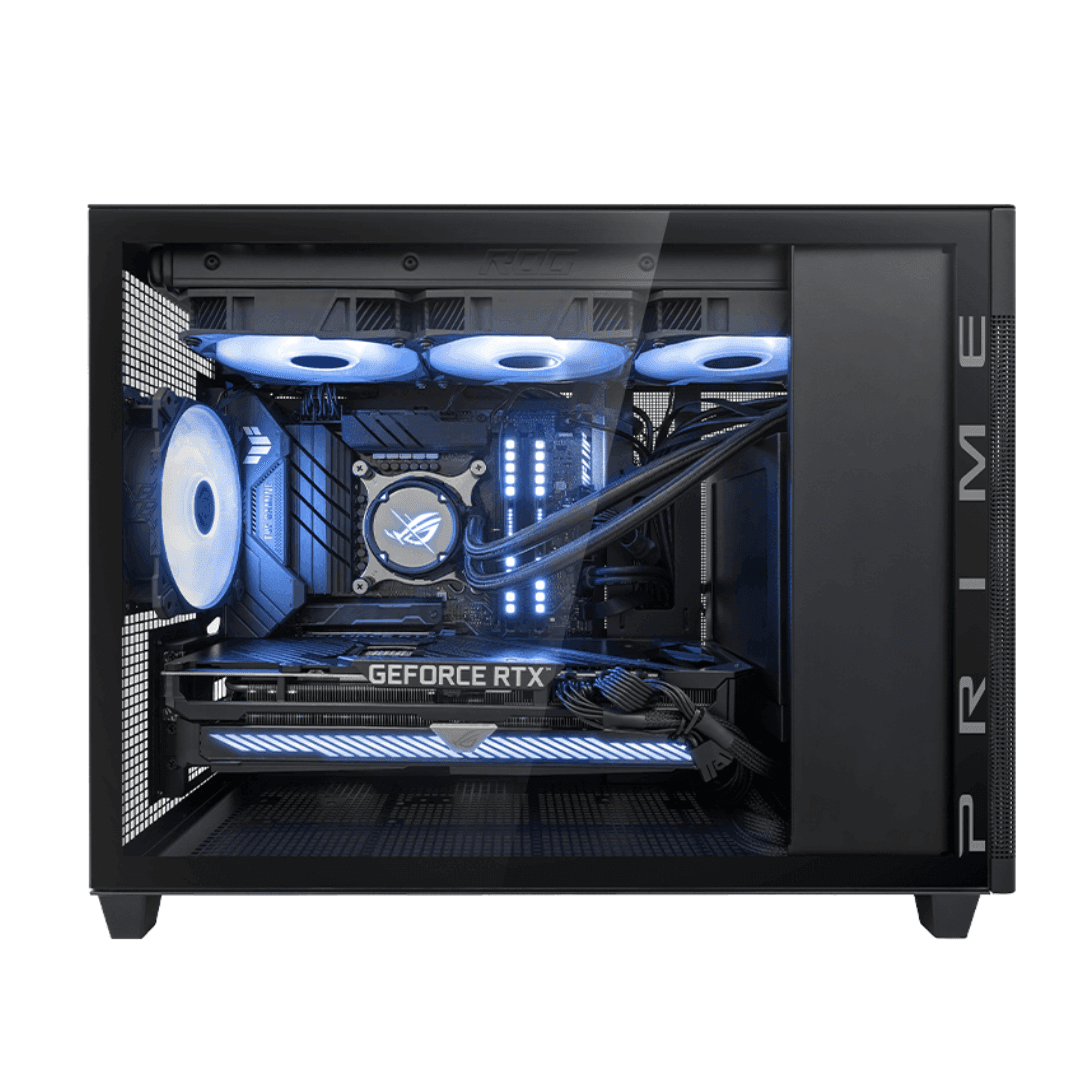 Asus ASUS Workstation Intel i9-14900K, Nvidia RTX 4080 Super 16GB, 64GB DDR5 (2x32GB ), 2TB M.2 SSD, Built For CAD, 3D Modelling, Rendering, AI, Deep Learning, Machine Learning - product view 2 of 3