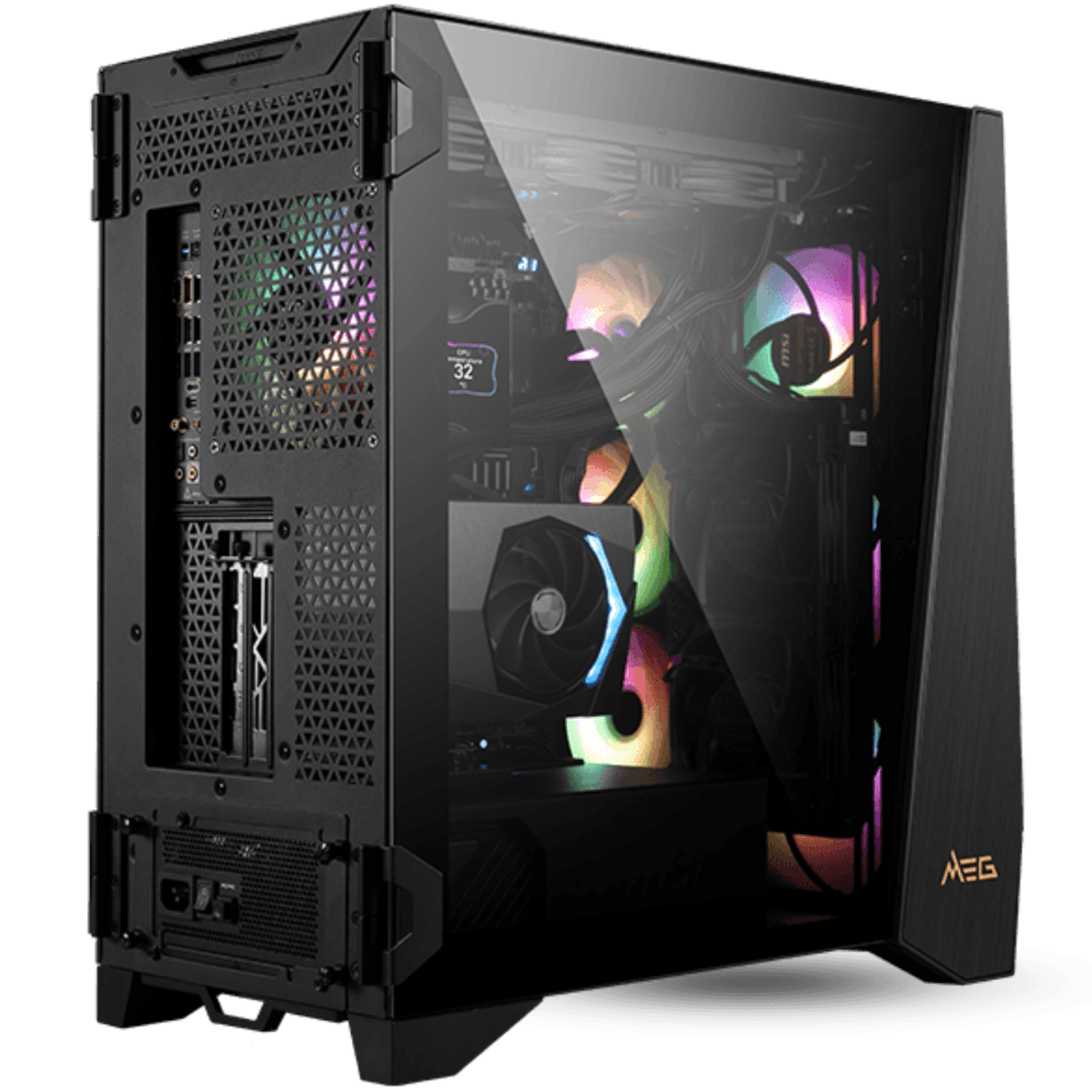MSI MSI Powered HIGH-END 8D Rendering PC, I9 14900KS, 4090 24GB, 96GB DDR5, 4TB SSD - product view 1 of 2