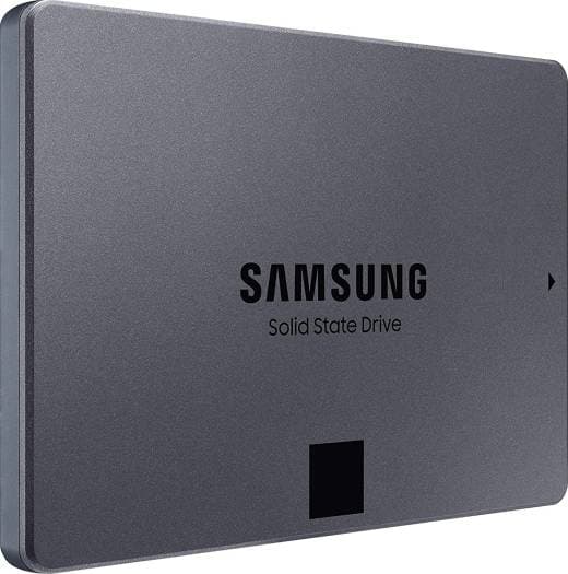 SAMSUNG SAMSUNG 870 QVO Series 4TB SATA 2.5" Internal SSD, Up to 560 MB/s Read & 530 MB/s Write Speeds, V-NAND 4bit MLC, 1.5 M MTBF, S.M.A.R.T Supported, 1.5 Million Hours Reliability (MTBF) | MZ-77Q4T0BW - product view 2 of 6