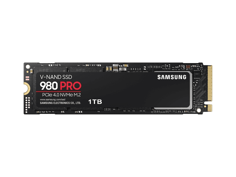 SAMSUNG SAMSUNG 980 PRO PCIE 4.0 NVME M.2 1TB SSD 7000MB/S  mn-mz-v8p1to -MZ-V8P1TOBW /8806090295546 - product view 3 of 5