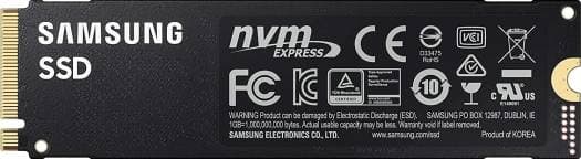 SAMSUNG Samsung 980 Pro 1TB PCIe NVMe Gen4 M.2 Solid State Drive, M.2 (2280), 7,000MB/s Seq. reads, 5,000MB/s Seq. writes, Gaming SSD | MZ-V8P1T0B/AM - product view 1 of 4