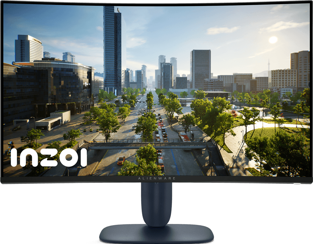 Alienware AW3225DM 32 Curved Gaming Monitor, QHD (2560 x 1440) VA Panel, 180Hz Refresh Rate, 1ms GTG Response Time, AMD FreeSync + VESA, Adjustable Stand, 95% DCI-P3, 3 Years Warranty