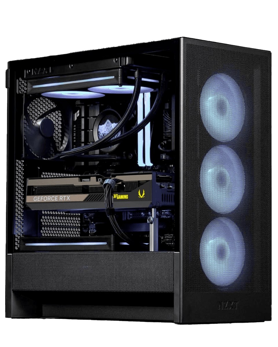 Dominant AMD Gaming PC, AMD Ryzen 7 7700X 8 Cores / 16 Threads 5.4GHz, RTX 5080 OC Edition16GB, 32GB (2x16GB) 6000MHz, 2TB NV3 NVMe 6000MB/S, AIO LCD Cooler, 850W, WiFi – Buy Online