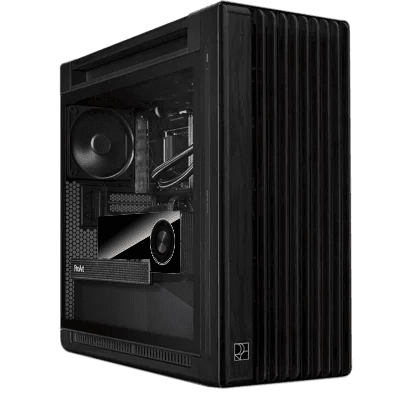 Asus Elite AI & Creator Workstation: Intel Core Ultra 9 285K + PNY RTX 6000 Ada 48GB, 128GB DDR5 6400MHz, 4TB PCIe Gen5 SSD (12,400MB/s), 360mm ProArt AIO, 1500W Platinum PSU, ASUS ProArt WiFi 7 Motherboard - product view 3 of 4