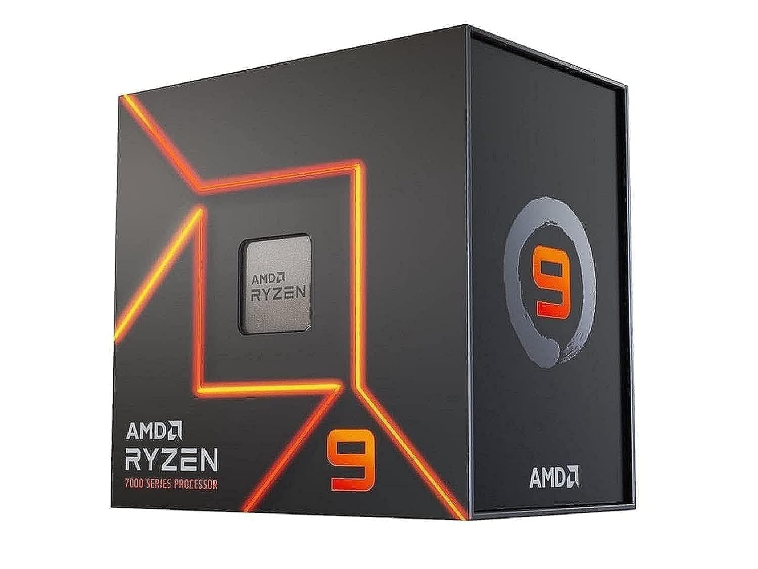 AMD AMD Ryzen 9 7950X 4.5 GHz AM5 170W Desktop Processor, 16 Cores & 32 Threads, 5.7 GHz Max Boost Clock, 64MB L3 Cache, AMD Radeon Graphics, 2CH -DDR5-6400 / 128GB Max, Zen 4 Arc | 100-100000514WOF - product view 1 of 2